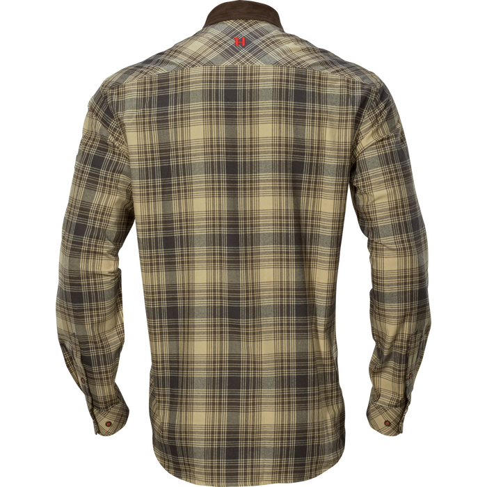 Driven Hunt flannel skjorta Light teak check  - Härkila