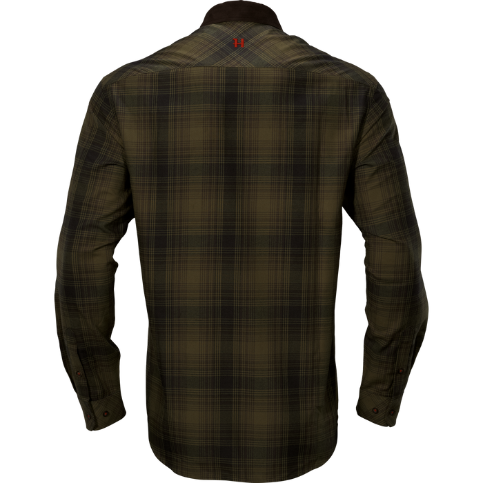 Driven Hunt flannel skjorta Olive green check  - Härkila