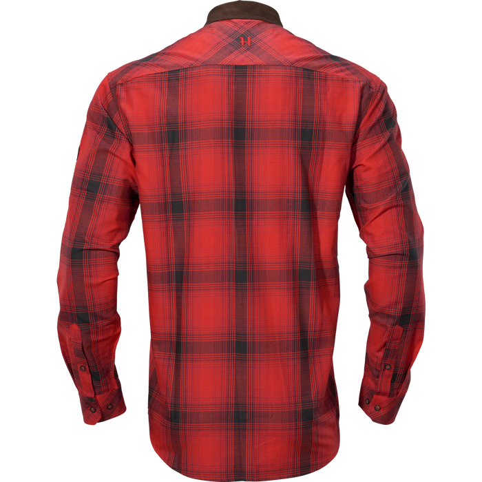 Driven Hunt flannel skjorta Red/Black check  - Härkila