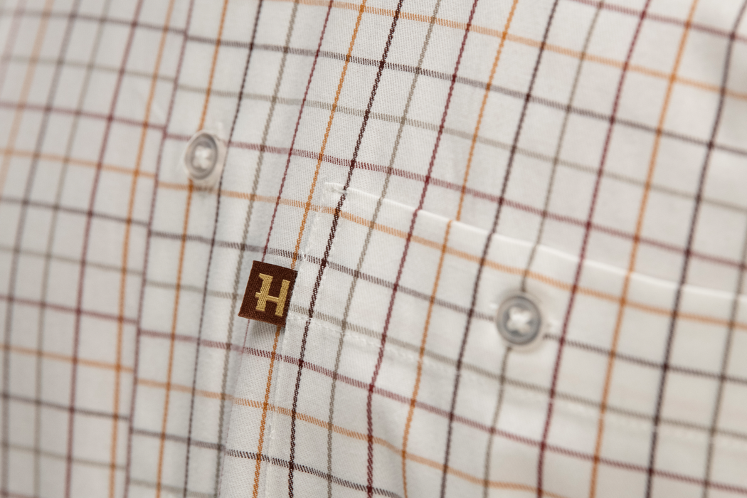 Retrieve Skjorta Burgundy check - Härkila