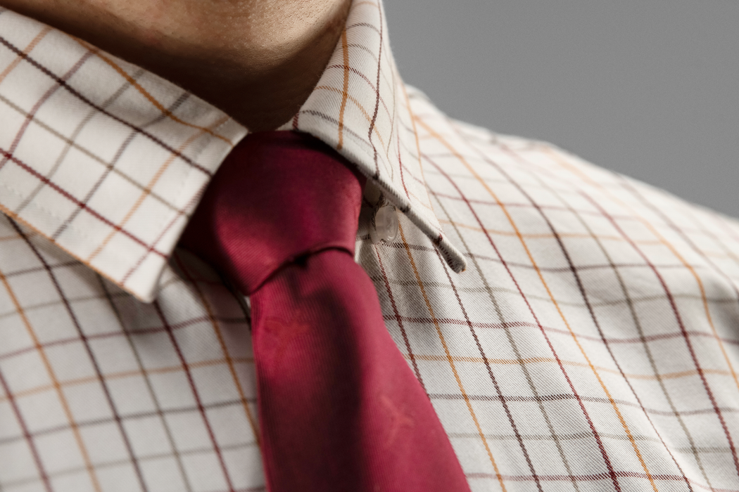 Retrieve Skjorta Burgundy check - Härkila