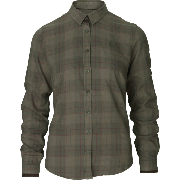 Range Lady skjorta Pine green check - Seeland