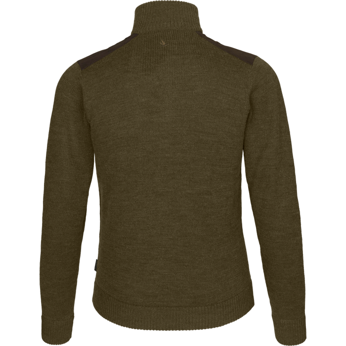 Buckthorn half zip tröja Shaded olive melange - Seeland