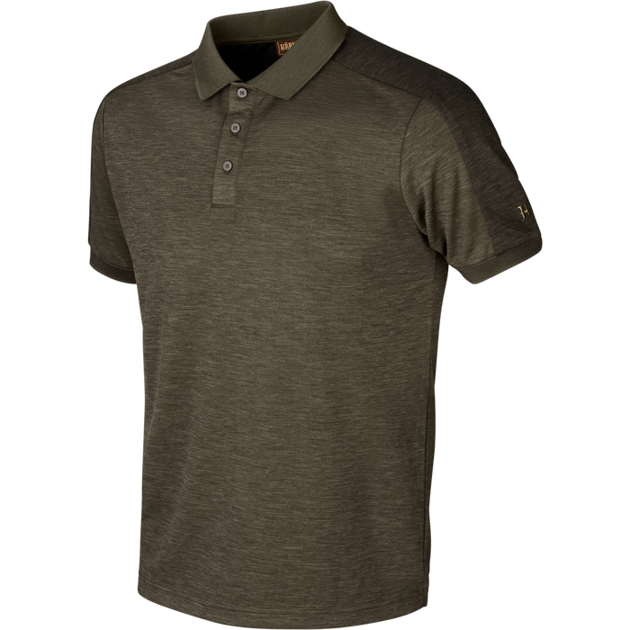 Härkial Tech polo shirt Willow green  - Härkila