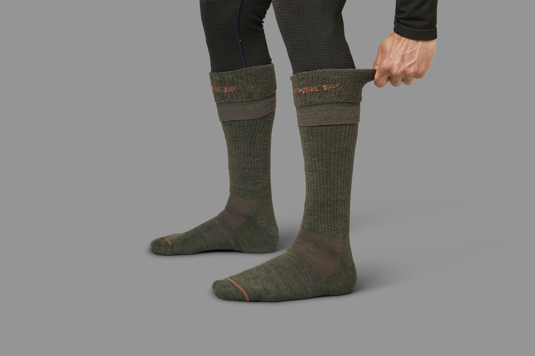 Pro Hunter 2.0 long socka Willow green/Shadow brown  - Härkila