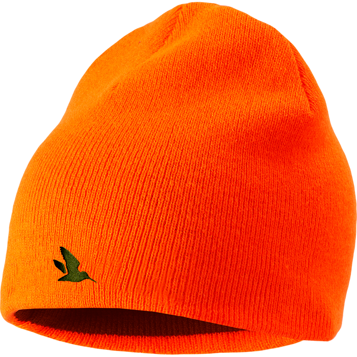 Ian Reversible beanie huva Hi-vis orange/Pine green - Seeland