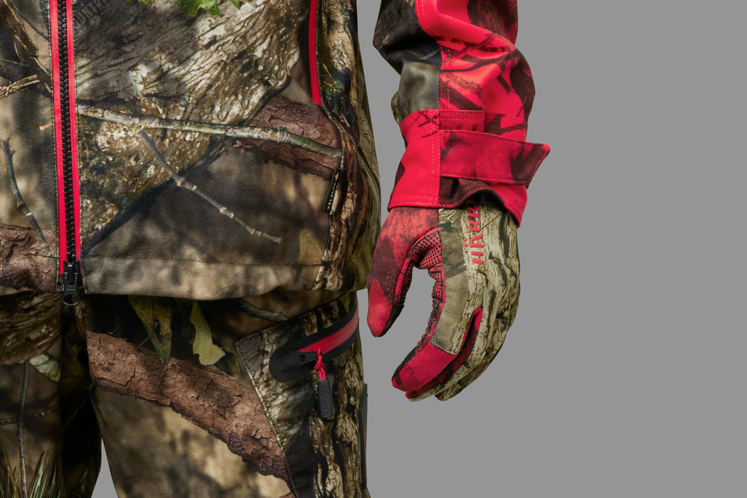 Moose Hunter 2.0 fleece handske MossyOak®Break-Up Country®/MossyOak®Red  - Härkila