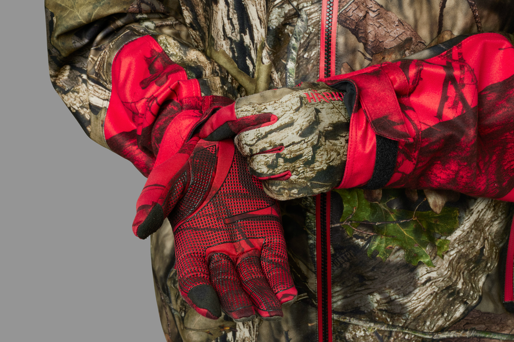 Moose Hunter 2.0 fleece handske MossyOak®Break-Up Country®/MossyOak®Red  - Härkila