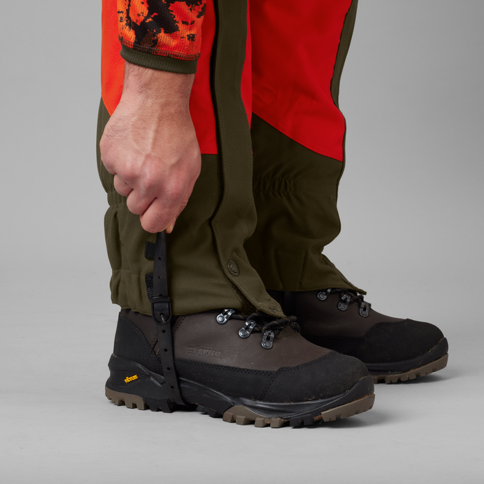 Wildboar Pro gaiters Orange blaze/Willow green  - Härkila