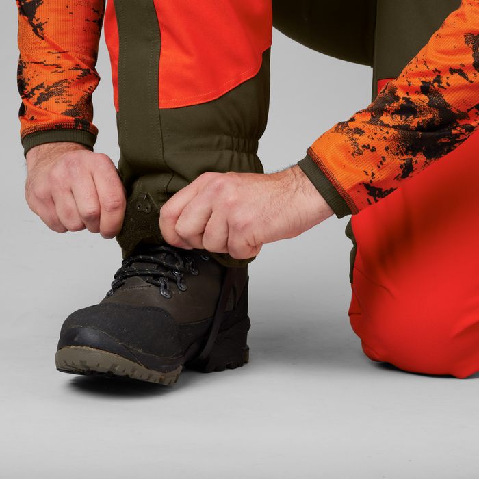 Wildboar Pro gaiters Orange blaze/Willow green  - Härkila