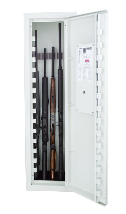 Våbenskab til 5 våben - Elektronisk kodelås - Jagtbutikken