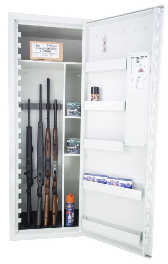 Vapenskåp för 9 vapen - Elektroniskt kodlås