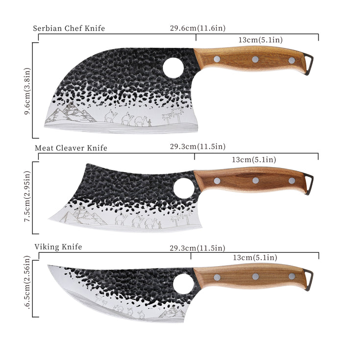 3-i-1 Handsmidd Knivset