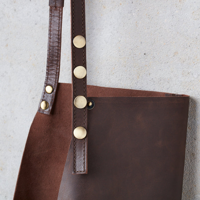 Läderförkläde Brun - Corium