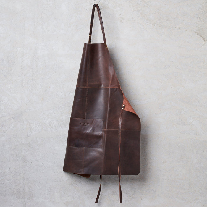Läderförkläde Brun - Corium
