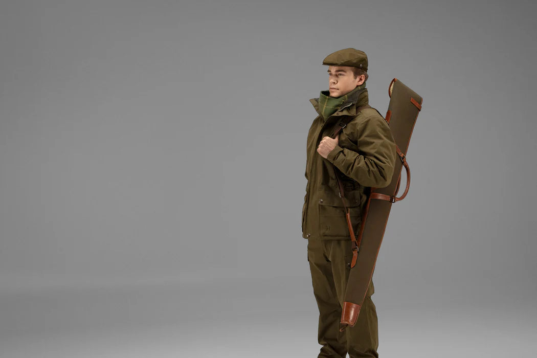 Retrieve gevärfodral i kanvas/läder Warm Olive - Härkila