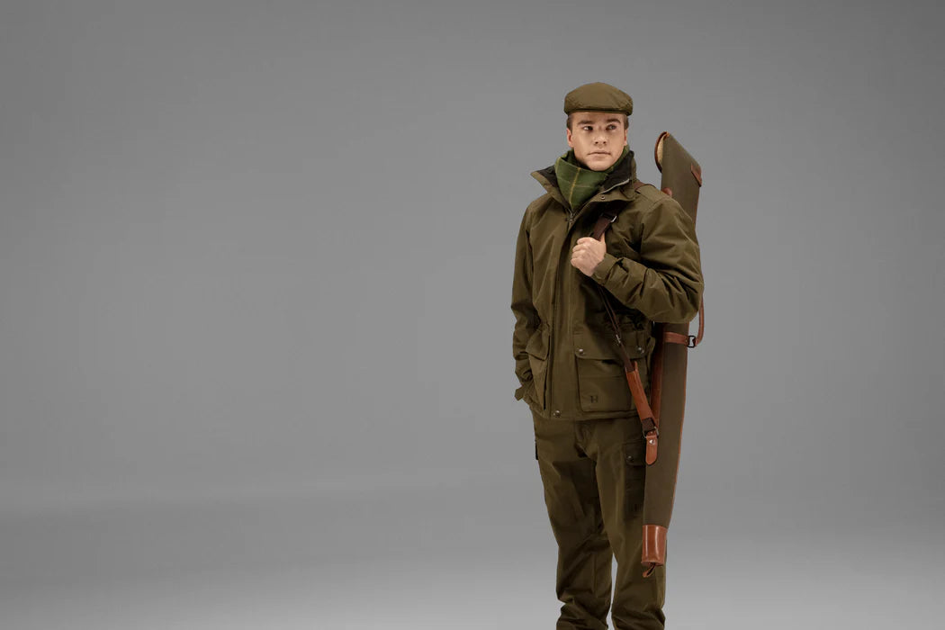 Retrieve gevärfodral i kanvas/läder Warm Olive - Härkila