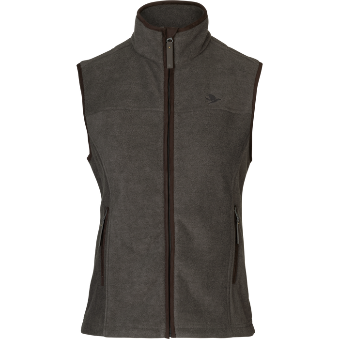 Woodcock Ivy Fleece Väst Dark Grey Melange - Seeland