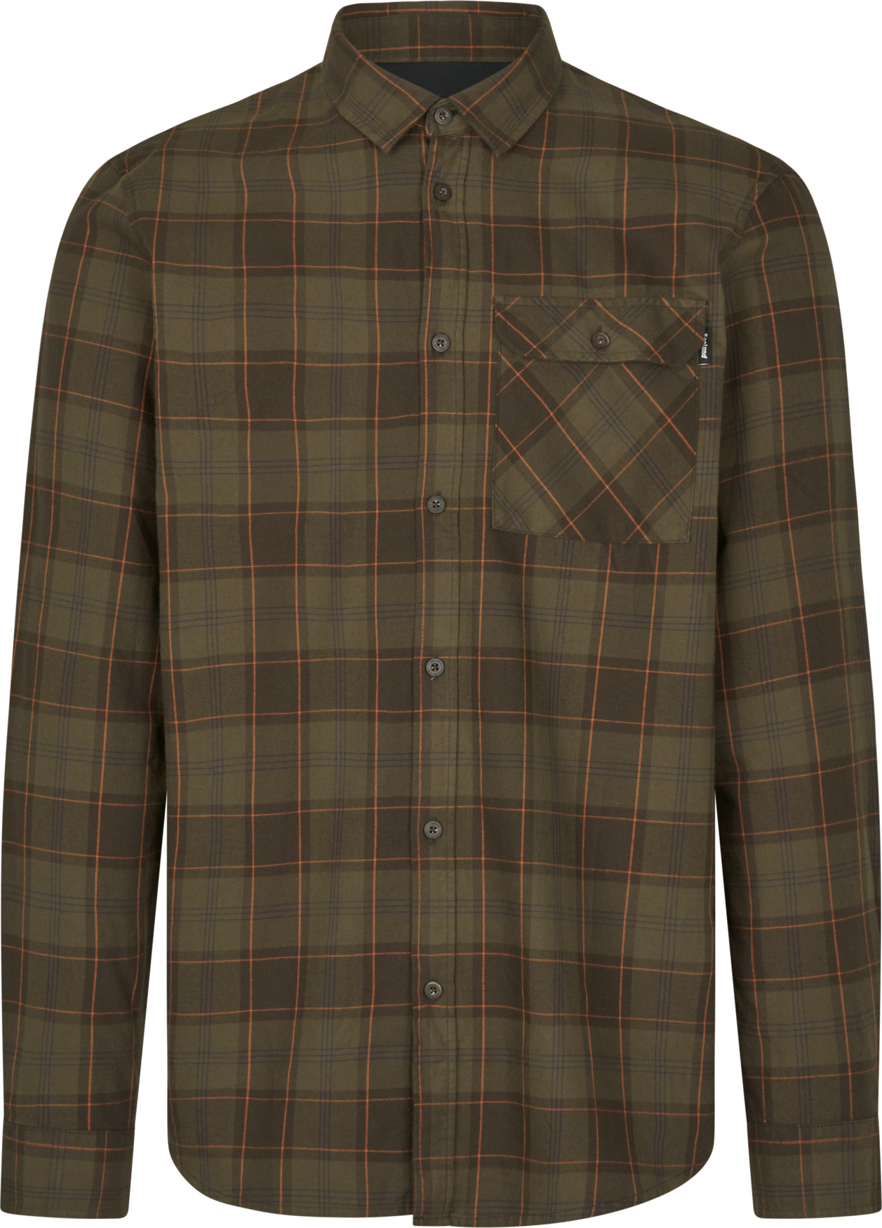 Glen Flanellskjorta - Pine Green/Dark Navy Check – Seeland