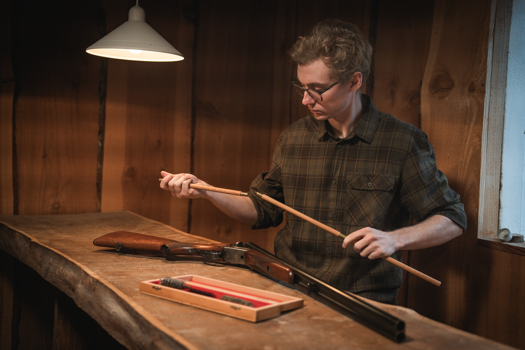 Glen Flanellskjorta - Pine Green/Dark Navy Check – Seeland