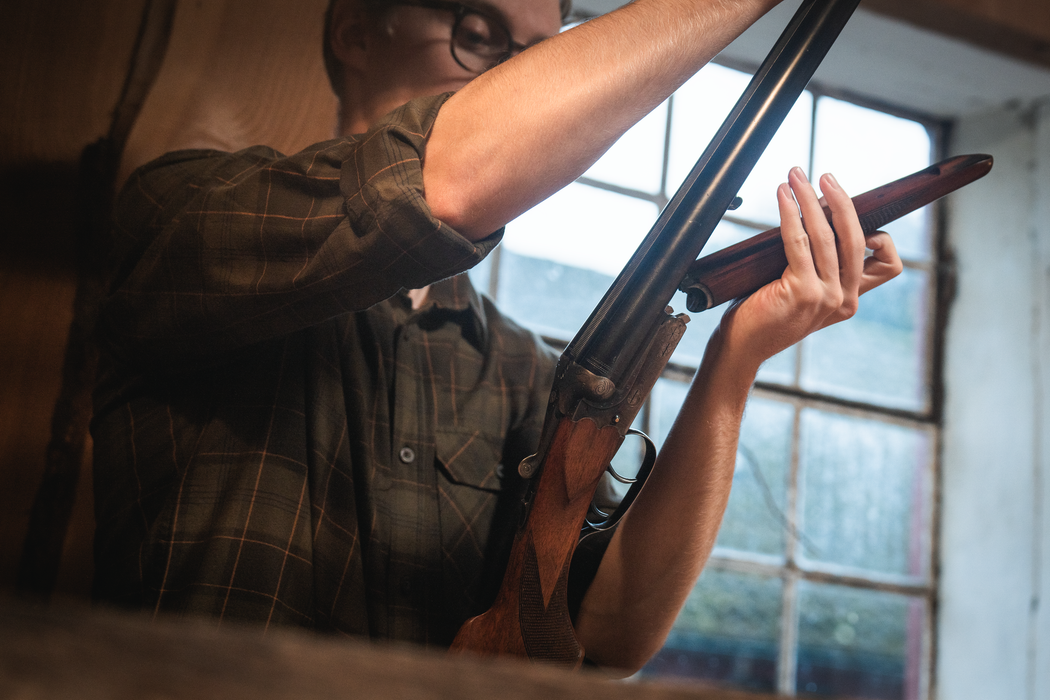 Glen Flanellskjorta - Pine Green/Dark Navy Check – Seeland