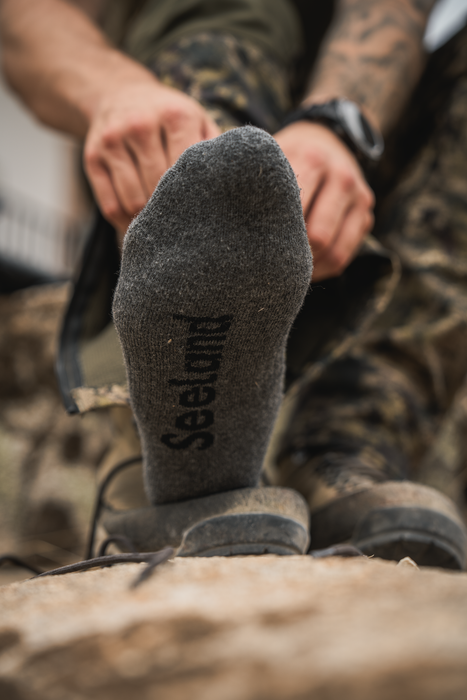 Field Strumpa - 3Pack Pine Green/Mörkgrå - Seeland