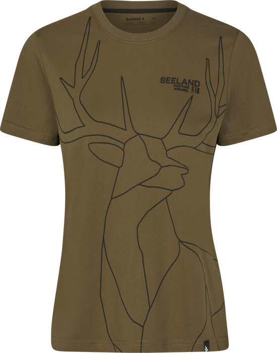 Dam T-shirt Military Olive – Seeland
