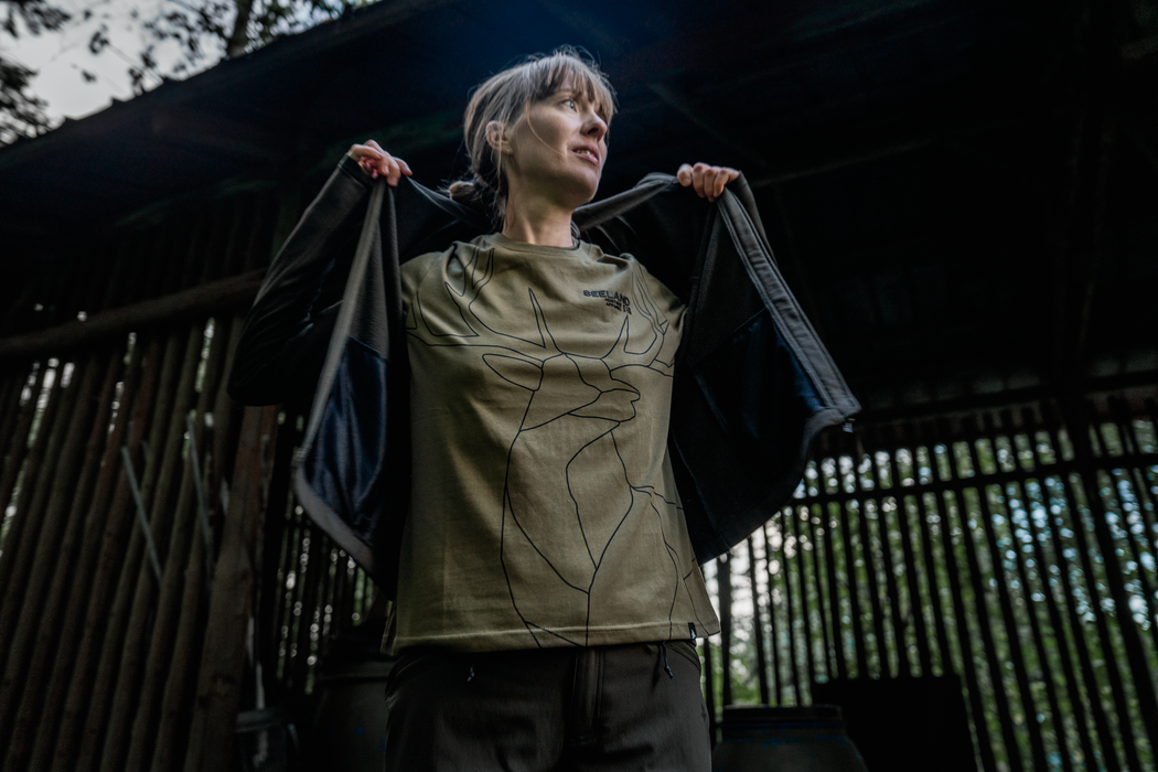 Dam T-shirt Military Olive – Seeland