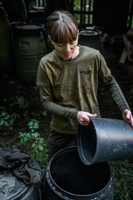 Dam T-shirt Military Olive – Seeland