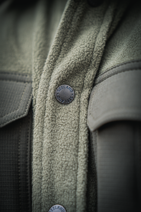 Gust fleeceskjorta - Grape leaf – Seeland