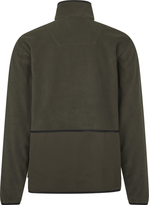 Enfärgad vändbar fleece Grizzly Brown/Demitasse Brown – Seeland