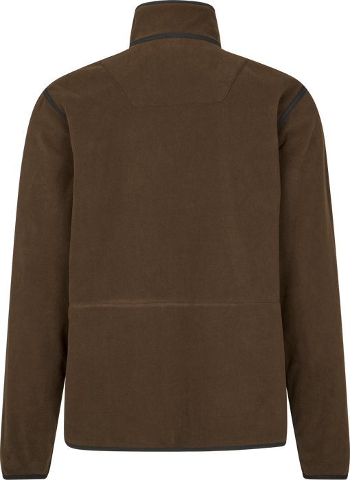 Enfärgad vändbar fleece Grizzly Brown/Demitasse Brown – Seeland