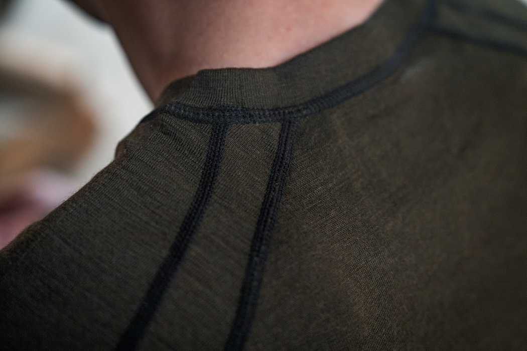 One Hundred långärmad T-shirt Pine green – Seeland