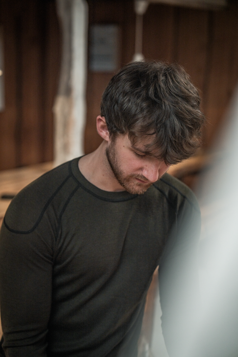 One Hundred långärmad T-shirt Pine green – Seeland