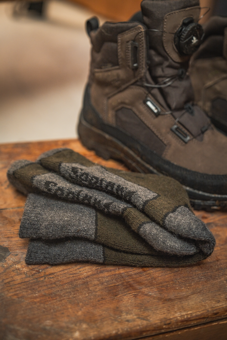 Thermostrumpor 2-Pack Pine Green Melange/Grå Melange - Field