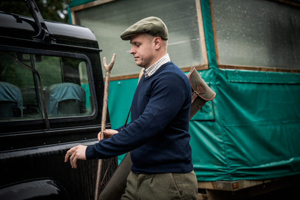 Pine V-ringad tröja - Merlot – Seeland