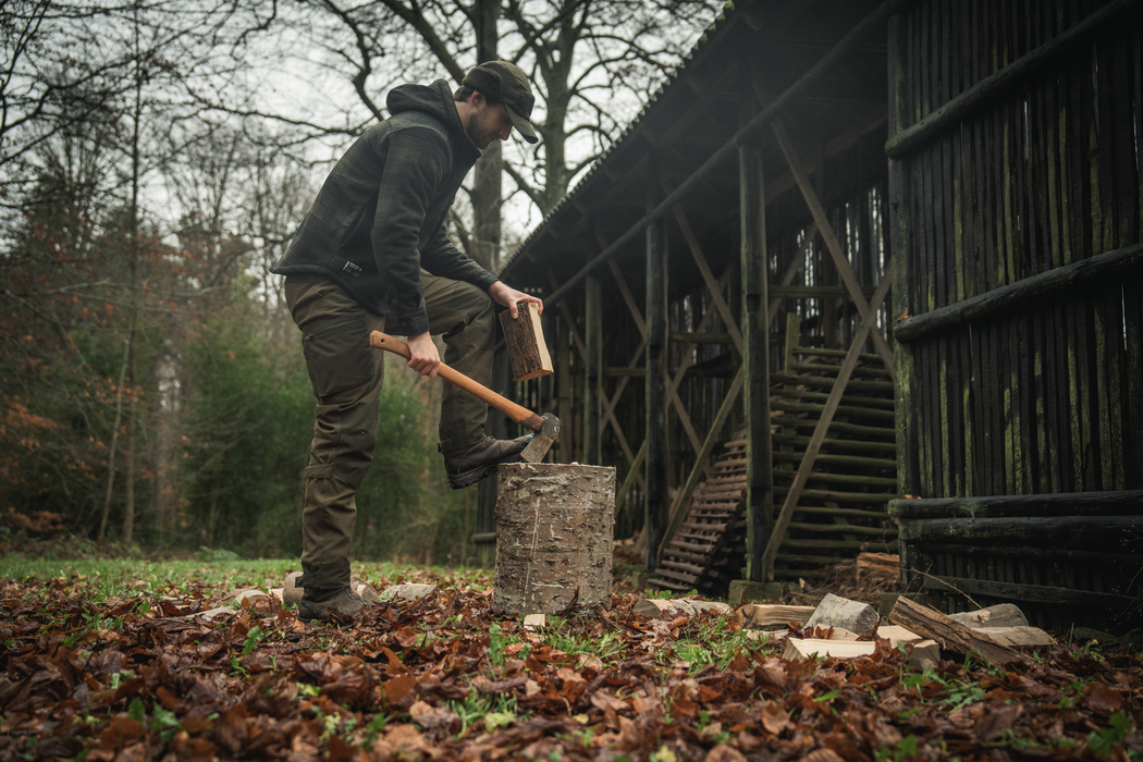 Teddy vikbar keps - Pine green – Pinewood