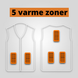 Elektrisk varme vest - Jagtbutikken