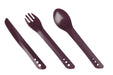 Ellipse Cutlery Set, Purple - Life Venture