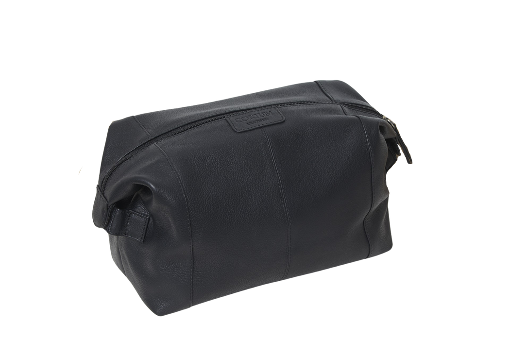 Necessär i läder Svart - Corium