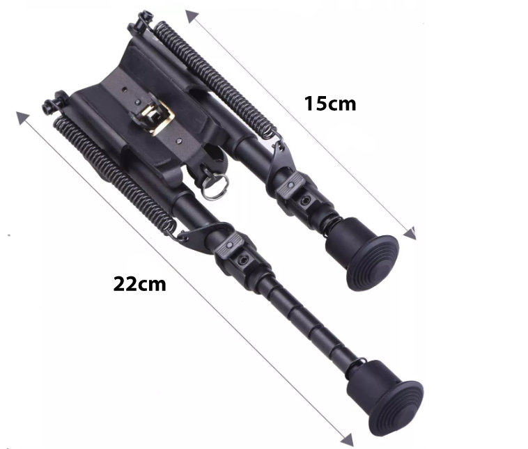 Bipod støtteben - 15-22cm - Jagtbutikken