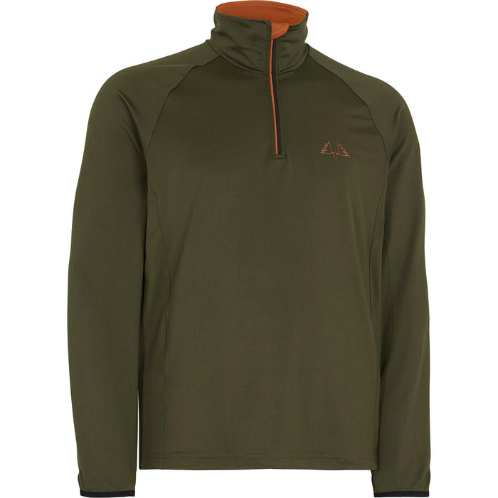 Ridge Antibite Tröja Half-zip Skogsgrön - Swedteam