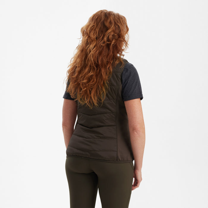 Lady Heat vadderad väst Wood - Deerhunter