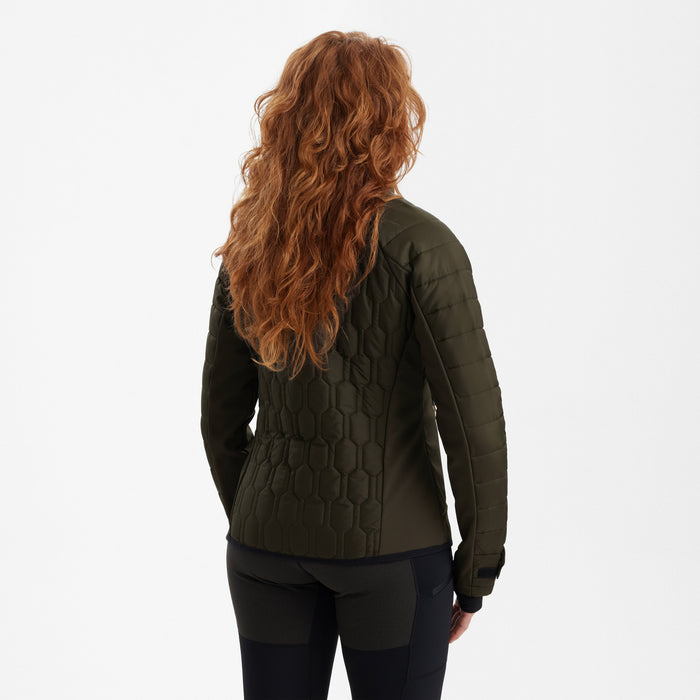Lady Mossdale quiltad jacka Forest Green - Deerhunter
