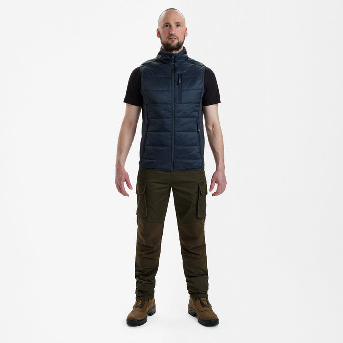 Heat quiltad väst Blå - Deerhunter