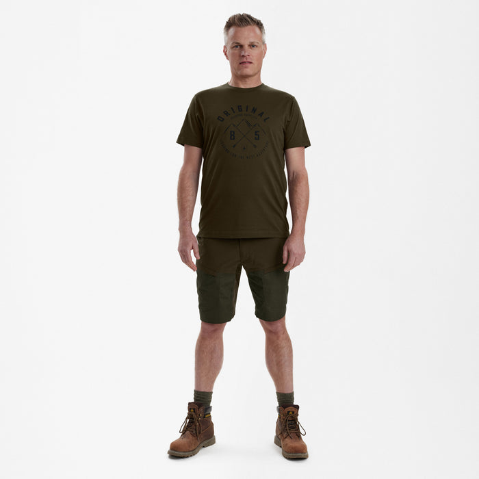 Nolan T-shirt Deep Green - Deerhunter