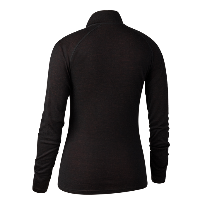 Lady Quinn merinoundertröja med halv dragkedja - Deerhunter