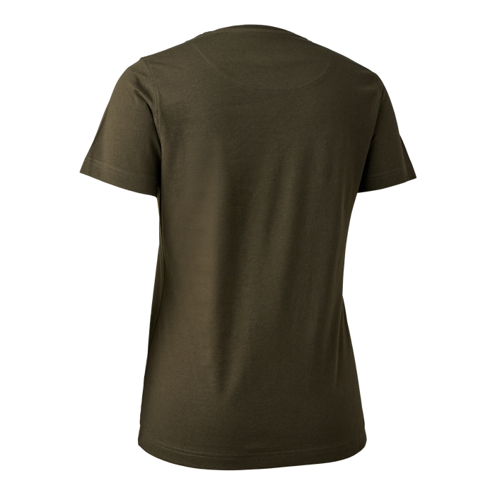 Dam T-shirt med logga Fallen Leaf - Deerhunter