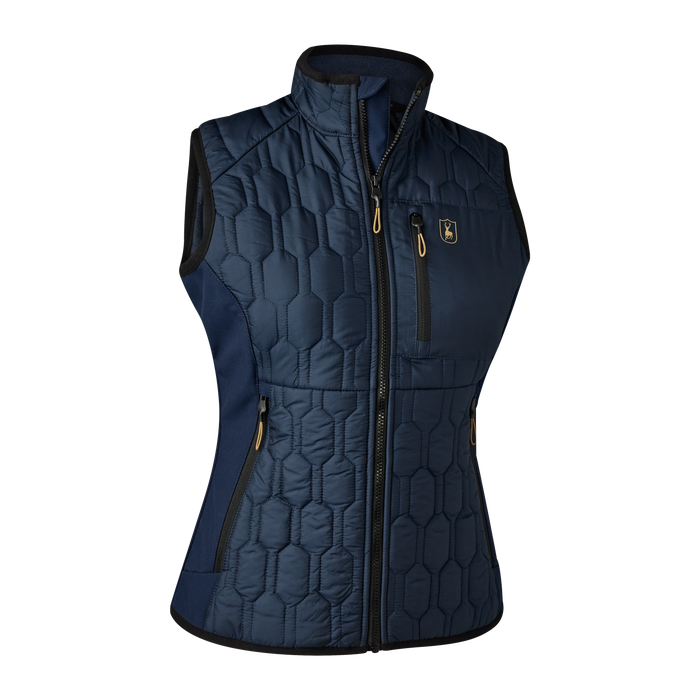 Lady Mossdale quiltad väst Dress Blues - Deerhunter