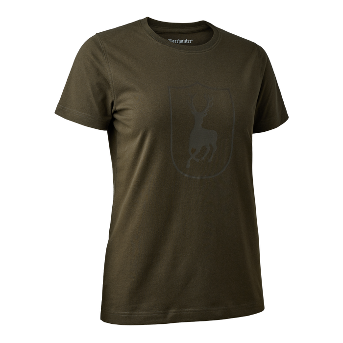 Dam T-shirt med logga Fallen Leaf - Deerhunter